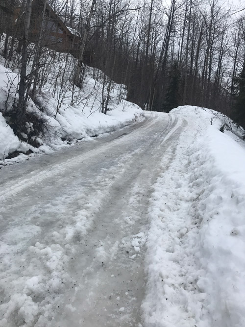 Icy Driveway