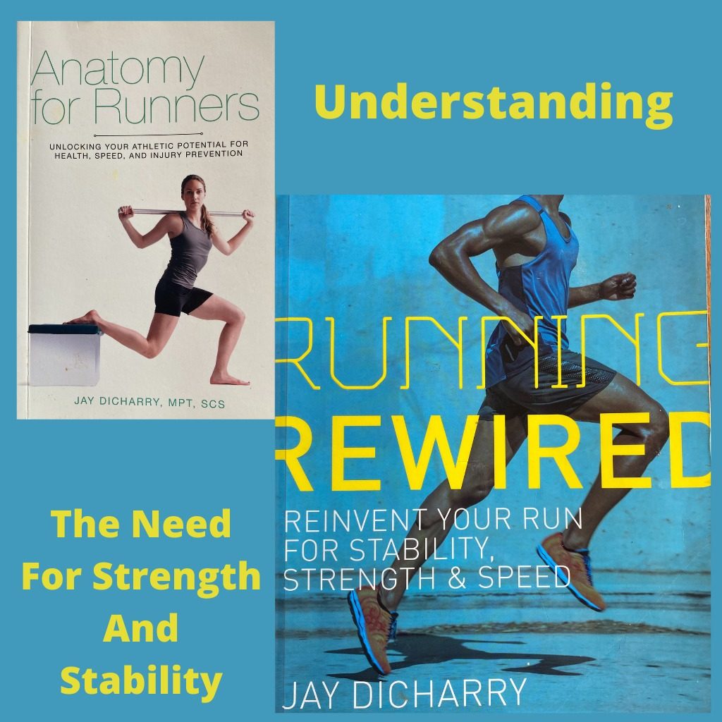 Books anatomy for Runners and Running Rewired by Jay Dicharry