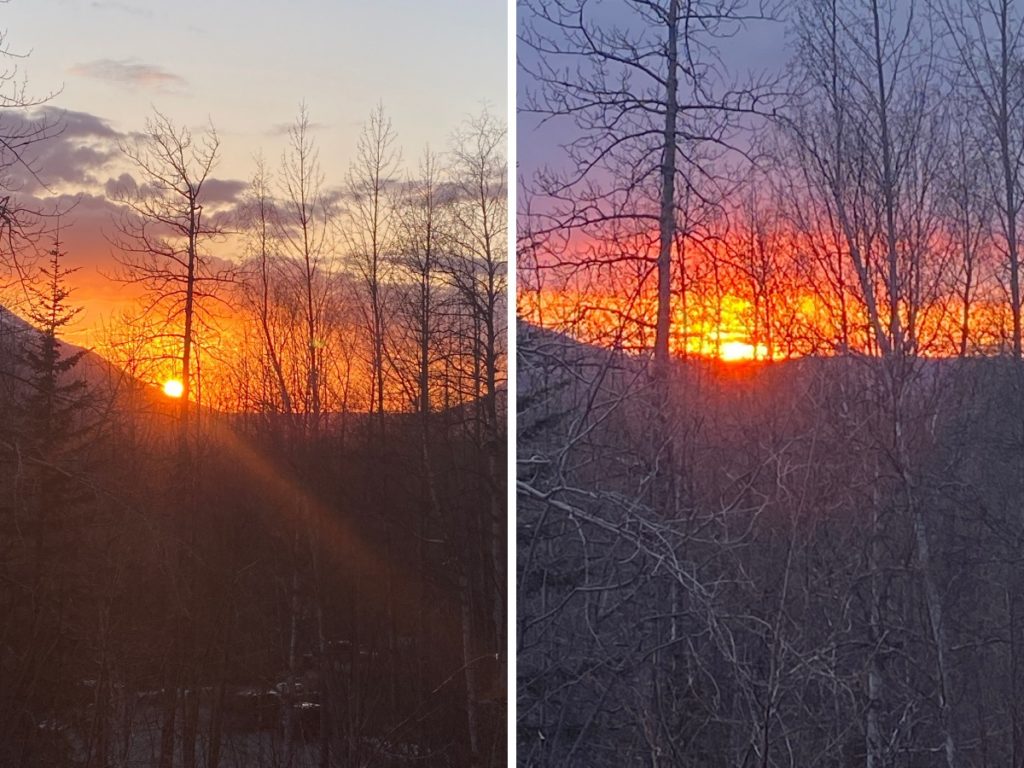 Alaska sunsets