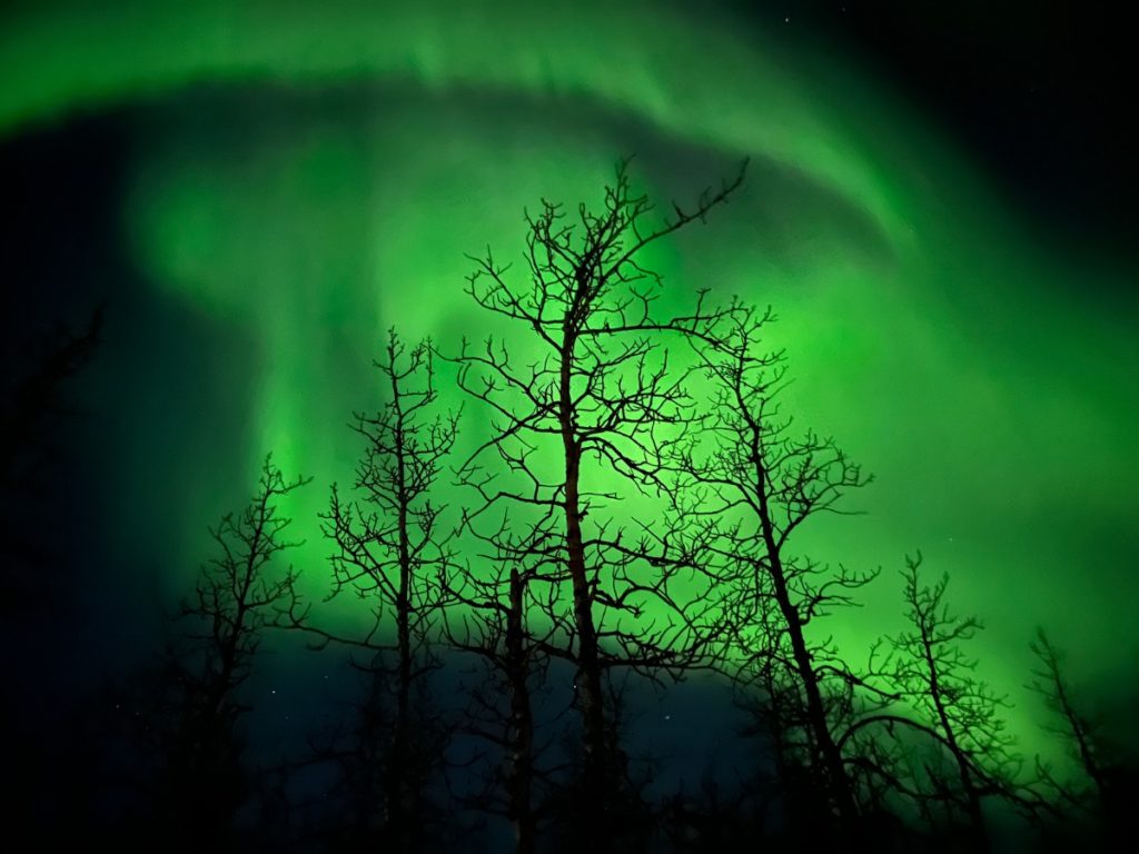 The Northern Lights in the Talkeetna Mountains