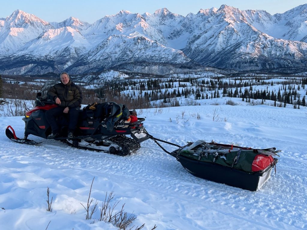 Snow machining in the Talkeetna Mountains