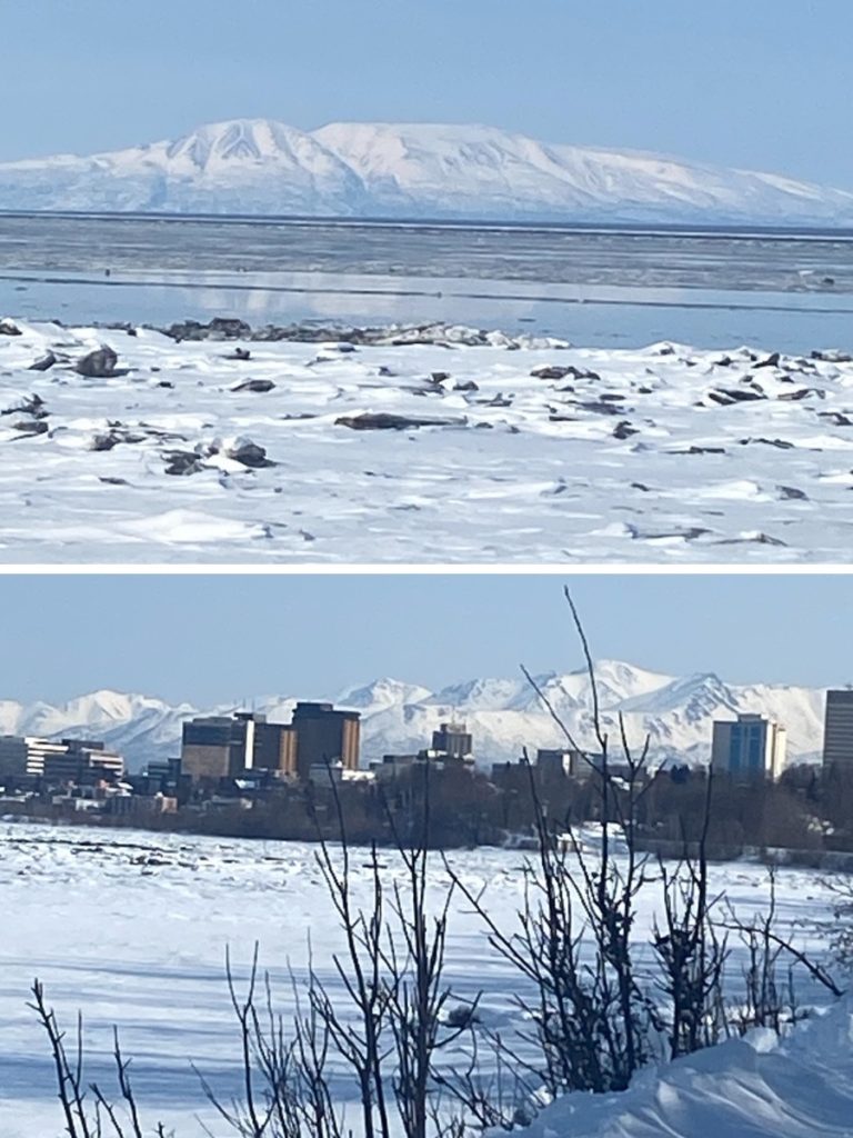 Sleeping Lady And City of Anchorage