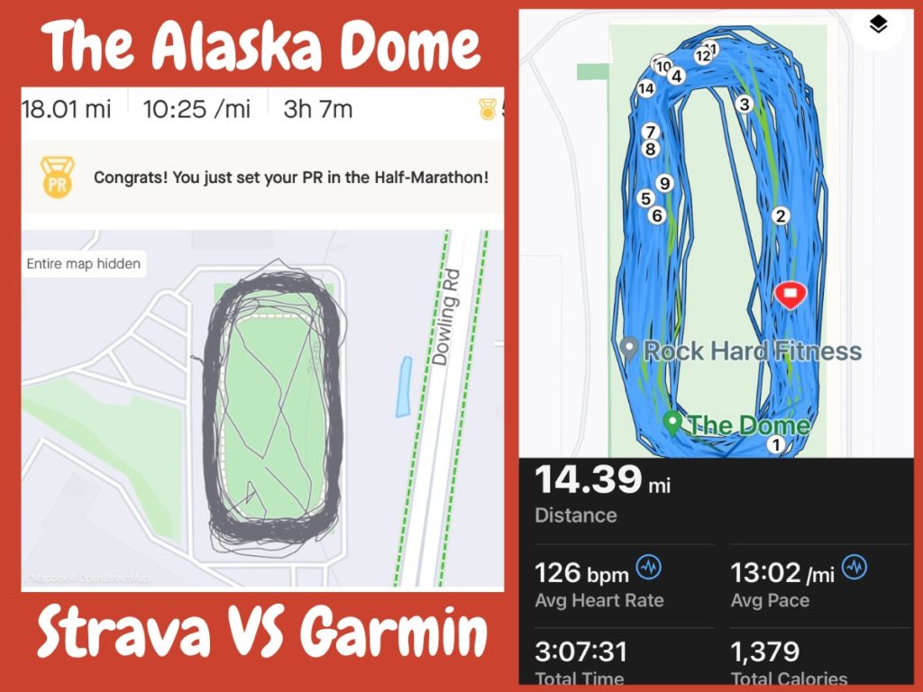 Indoor Track Running at The Alaska Dome