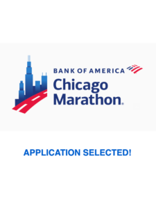 Chicago Marathon application accepted